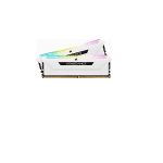 image produit Corsair Vengeance RGB PRO SL 32Go (2x16Go) DDR4 3200Mhz C16 (PC4-25600) Kit mémoire de bureau illuminé (10 LED RGB adressables individuellement) - Blanc