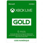 image produit Abonnement Xbox Live Gold 6 Mois - Code de Téléchargement