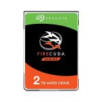 image produit Seagate FireCuda, 2 To, Disque hybride hautes performances SSHD, 2,5" SATA 6 Gbit/s, 8 Go de mémoire cache, pour PC portable de jeu, services Rescue valables 3 ans (ST2000LX001)