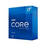 image produit Intel Processeur de Bureau Core i7-11700KF 11700KF de 11e génération (Horloge de Base 3,6 GHz TuboBoost 4,9 GHz, 8 cœurs, 16 Mo de Cache, LGA1200) BX8070811700KF