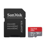 image produit SanDisk Ultra 64GB microSDXC Memory Card + SD Adapter with A1 App Performance Up to 120MB/s, Class 10, UHS-I