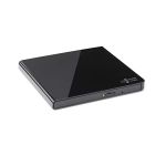 image produit Hitachi-LG GP57EB40 Lecteur DVD/CD Externe USB 2.0 portable compact DVD-RW CD ROM Graveur de DVD pour ordinateur de bureau portable Windows et Mac OS avec connectivité TV - Noir, Taille Unique - livrable en France