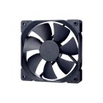 image produit Fractal Design Dynamic X2 GP-12 PWM Computer Fan - Silent Fan - High Airflow – 120x120x25 mm – 2000RPM – FDB-Bearings – Trip Wire - Aerodynamically shaped struts - Black Edition (Single)