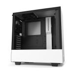 image produit NZXT H510 - Compact ATX Mid-Tower PC Gaming Case - Front I/O USB Type-C Port - Tempered Glass Side Panel - Cable Management System - Water-Cooling Ready - Steel Construction - White/Black