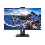 image produit Philips Monitors Moniteur 329P1H 80 cm (32 Pouces) (HDMI, DisplayPort, Station d’Accueil USB, hub USB, 3840 x 2160 px, 60 Hz, FreeSync, Webcam, Temps de réponse de 4 ms) Noir