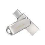 image produit SanDisk Ultra 32GB Dual Drive Luxe Type-C 150MB/s USB 3.1 Gen 1, Silver