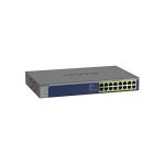 image produit NETGEAR Switch non manageable PoE 16 ports Gigabit Ethernet, GS516PP, avec 16 ports PoE+ @ 260W, Silencieux, bureau/rack et protection à vie ProSAFE - livrable en France