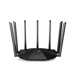 image produit Tenda AC23 - AC2100 Routeur WiFi Gigabit Double Bande (7 * 6dBi External Antennas, 2,4 GHz & 5 GHz, 4 Ports Gigabit, MU-MIMO, pour Fibre Optique, réseau hôte, IPV6)