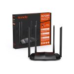 image produit Tenda AC8 Routeur WiFi AC1200 - Routeur sans Fil, Double Bande 5 GHz/2,4 GHz, 3 Ports WAN/LAN Gigabit, Antennes 4x6 dBi, Mode Point d'accès Répéteur, Beamforming, MU-MIMO, Contrôle APP, IPv6, WPS - livrable en France