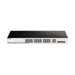 image produit D-Link DGS-1210-24 Switch Smart Web Manageable 24 Ports Gigabit 10/100/1000mbps - Idéal pour Entreprise Administration et Réseaux Gérés