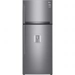 image produit LG GTF7043PS - Réfrigérateur congélateur haut - 438L (321+117) - Froid ventilé A++ - L70m x H178cm - Inox