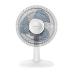 image produit Rowenta Essential + Ventilateur de table, Flux d'air puissant, 40 dB(A), 3 vitesses, Oscillation automatique, Ultra compact, Moteur en cuivre, Blanc VU2330F2 - livrable en France