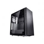 image produit Fractal Design Define C Tempered Glass - Compact Mid Tower Computer Case - ATX - High Airflow and Silent Computing with ModuVent Technology - 2X 120mm Silent Fans Included - PSU Shroud - Black TG