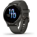 image produit Garmin Venu 2S – Montre connectée GPS multisports avec écran AMOLED – autonomie longue durée (11 jours) – Noire / Gray - Boitier 40 mm