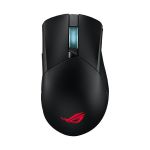 image produit ASUS ROG Gladius III Wireless Gaming Mouse, 3 Connection Modes - Wired / Bluetooth / RF 2.4 GHz, 19,000 DPI Optical Sensor, 6 Programmable Buttons, RGB, 85 Hour Battery Life, Ergonomic, Black
