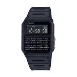 image produit Casio Montre Quartz Unisexe 34.40mm avec Cadran Noir Digitale et Bracelet en Plastic/Resin Strap Noir CA-53WF-1BEF - livrable en France