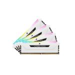 image produit Corsair Vengeance RGB Pro SL 32 Go (4x8 Go) DDR4 3600 (PC4-28800) C18 1.35V - Blanche