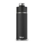 image produit Ninja Thirsti Bouteille et flasque 530 ml avec couvercle étanche, conçue pour boissons gazeuses, chaudes et froides. Voyage/sport. Triple isolation, bouteille en acier inoxydable, Noir, DW1801EUUKBK