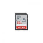 image produit SanDisk Ultra 32GB SDHC Memory Card, Up to 120 MB/s, Class 10, UHS-I, V10