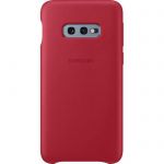 image produit Samsung Coque en cuir pour Galaxy S10e - Rouge bordeaux