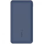 image produit Belkin batería externa portátil de 10000mAh, cargador externo USB-C con 1 puerto USB-C y 2 puertos USB-A, power bank de 15 W, batería portátil para iPhone, Galaxy, Pixel, AirPods, iPad y otros - Bleu - livrable en France