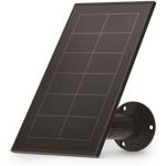 image produit Arlo Panneau Solaire, Câble 2.4m, Noir, Étanche, Compatible Avec Pro 3, Pro 4 (+XL), Pro 5, Floodlight, Ultra 2 (+XL), Go 2, Pour Garder Vos Caméras Chargées 24h/7j - Accessoire Certifie, VMA5600B