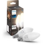 image produit Philips Hue Ampoules Led Connectées White E14 Compatible Bluetooth, Fonctionne avec Alexa, 40 W, Pack de 2 Ampoules - livrable en France