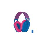 image produit Logitech G435 LIGHTSPEED & Bluetooth sans Fil Casque Gamer, léger circum-auriculaire, Micro intégré, Batterie de 18h, Compatible avec Dolby Atmos, PC, PS4, PS5, Mobile, Nintendo Switch - Bleu - livrable en France