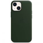 image produit Coque Apple iPhone 13 mini Cuir vert sequoia MagSafe - livrable en France