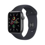 image produit Apple Watch SE GPS 2021 - 44mm - Boitier Space Grey Aluminium - Bracelet Sport Midnight