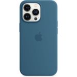 image produit Coque Apple iPhone 13 Pro Max Silicone Bleu Clair MagSafe