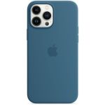 image produit Coque Apple iPhone 13 Pro Max Silicone bleu MagSafe