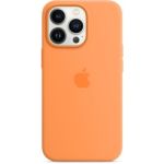 image produit Coque Apple iPhone 13 Pro Silicone Orangé MagSafe
