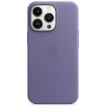image produit Coque Apple iPhone 13 Pro Max Cuir Glycine Violet MagSafe