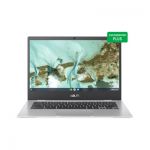 image produit Asus Chromebook 14 CX1400CNA-BV0085 Ordinateur Portable Tactile 14" HD (Celeron N3350, RAM 4 Go LPDDR4, 64 Go eMMC, ChromeOS) Clavier AZERTY Français