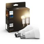 image produit Philips Hue White, ampoule LED connectée B22, compatible Bluetooth, Pack de 2 - livrable en France