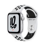image produit Apple watch Apple Nike SE GPS, 40mm boitier aluminium argent avec bracelet sport noir
