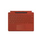 image produit [Pack] Clavier Microsoft Type Cover Surface Pro 8 + Surface Slim Pen - Rouge Coquelicot