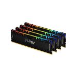 image produit Kingston FURY Renegade RGB 32GB (4x8GB) 3600MT/s DDR4 CL16 Mémoire Kit pour PC Kit de 4 KF436C16RBAK4/32