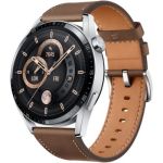image produit HUAWEI GT3 46 MM Montre connectée Classic Brown Leather Noir