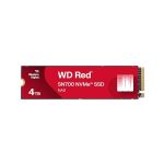 image produit WD Red SN700 4 To NVMe SSD pour appareils NAS, avec réactivité robuste du système et performances E/S exceptionnelles - livrable en France