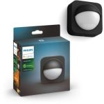 image produit Philips Hue, capteur de Mouvement extérieur, Accessoire d'éclairage Intelligent pour Le contrôle de la lumière extérieure, sans Fil, Noir