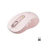 image produit Logitech Signature M650 L Souris sans fil Grande Taille - Pour Mains Larges, Pile 2 ans, Clics Silencieux, Boutons de Côtés Programmables, Bluetooth, PC/Mac/Multi-Device/Chromebook - Rose - livrable en France