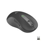 image produit Logitech Signature M650 L Left Souris sans fil - Pour Grandes Mains Gauches, Pile 2 ans, Clics Silencieux, Boutons de Côtés Programmables, Bluetooth, PC/Mac/Multi-Device/Chromebook - Graphite