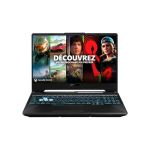 image produit ASUS TUF A15-TUF506QM-HN115W PC Portable Gamer Full HD 15" 144Hz (AMD Ryzen 7-5800H, 16Go de RAM, 512Go PCIe SSD, Nvidia Geforce RTX 3060, Windows 11) Clavier Rétroéclairé AZERTY Français