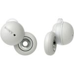 image produit Sony LinkBuds - Nouveau design circulaire ouvert permettant d’entendre les conversations sans retirer les écouteurs et de faire son footing en toute sécurité - Blanc