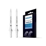 image produit Lot de 2 canules F1 standard de jet dentaire Philips Sonicare : accessoire pour jet dentaire compatible avec l'appareil sans fil Philips Sonicare Power Flosser (modèle HX3042/00) - livrable en France