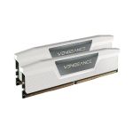 image produit CORSAIR VENGEANCE DDR5 RAM 32Go (2x16Go) 5600MHz CL36 Intel XMP Compatible iCUE Mémoire d'Ordinateur - Blanc (CMK32GX5M2B5600C36W)