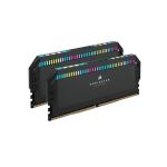 image produit CORSAIR DOMINATOR PLATINUM RGB DDR5 RAM 64Go (2x32Go) 5200MHz CL40 Intel XMP Compatible iCUE Mémoire d'Ordinateur - Noir (CMT64GX5M2B5200C40) - livrable en France