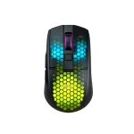 image produit Roccat Burst Pro Air - Souris de jeu RGB sans-fil légère et symétrique, avec capteur optique Owl-Eye de 19 000 PPP, interrupteurs optiques, ROCCAT Titan Wheel, poids de 81 grammes, noire